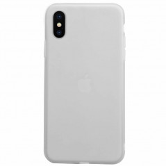 Coque silicone gel OXYGEN Series Apple iPhone XS MAX Blanc