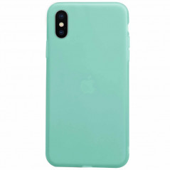 Coque silicone gel OXYGEN Series Apple iPhone X/XS Turquoise