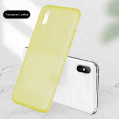 Coque silicone gel OXYGEN Series Apple iPhone X/XS Jaune