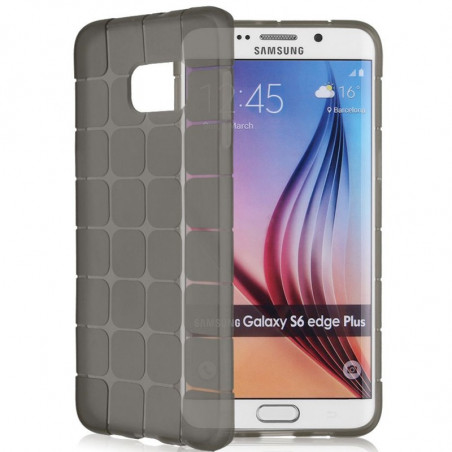 Coque Square Grid Samsung Galaxy S6 Edge Plus Noir
