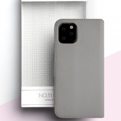 Etui folio FORTYFOUR No.11 Apple iPhone 11 PRO MAX Gris