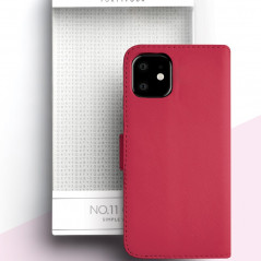 Etui folio FORTYFOUR No.11 Apple iPhone 11 Rouge