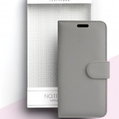 Etui folio FORTYFOUR No.11 Apple iPhone 11 Gris