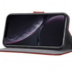 Etui folio FORTYFOUR No.11 Apple iPhone XR Rouge
