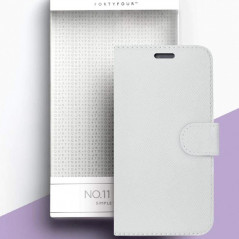 Etui folio FORTYFOUR No.11 Apple iPhone 7/8/6S/6 Plus Blanc