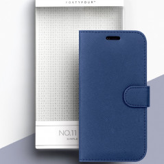 Etui folio FORTYFOUR No.11 Apple iPhone 7/8/6S/6 Plus Bleu