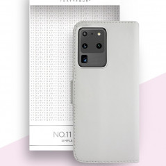 Etui folio FORTYFOUR No.11 Samsung Galaxy S20 Ultra 5G Blanc