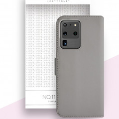 Etui folio FORTYFOUR No.11 Samsung Galaxy S20 Ultra 5G Gris
