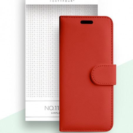 Etui folio FORTYFOUR No.11 Samsung Galaxy S20 Rouge