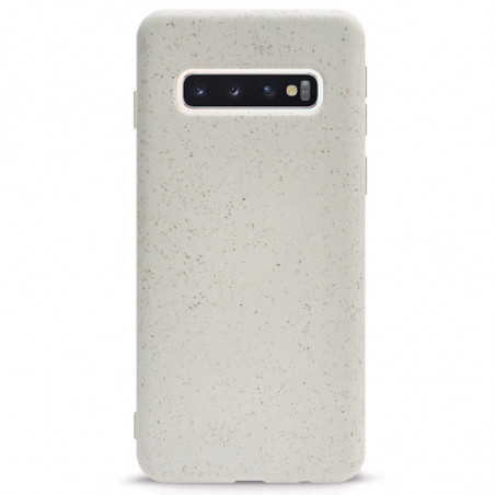 Coque rigide FORTYFOUR No.100 BIO Samsung Galaxy S10 Plus Blanc