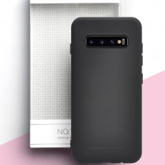 Coque souple FORTYFOUR No.1 Samsung Galaxy S10 Plus Noir