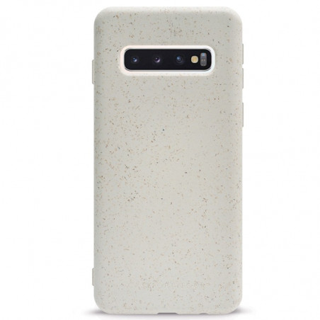 Coque rigide FORTYFOUR No.100 BIO Samsung Galaxy S10 Blanc