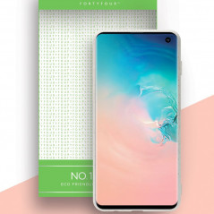 Coque rigide FORTYFOUR No.100 BIO Samsung Galaxy S10 Blanc