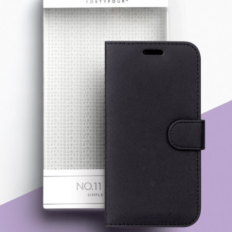 Etui folio FORTYFOUR No.11 Samsung Galaxy S10e Noir - Noir