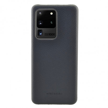 Coque cuir Mike Galeli LENNY Series Samsung Galaxy S20 Ultra 5G Noir