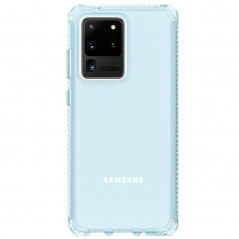 Coque souple ITSKINS Spectrum Clear Samsung Galaxy S20 Ultra 5G Bleu