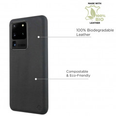 Coque eco-cuir Uunique Nutrisiti BIO Samsung Galaxy S20 Ultra 5G Noir - Noir