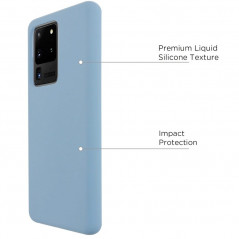 Coque silicone gel doux Uunique Samsung Galaxy S20 Ultra 5G Bleu