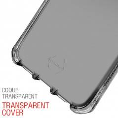 Coque souple ITSKINS Spectrum Clear Apple iPhone 7/8/6S/6/SE 2020 Noir