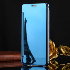 Etui folio Mirror Clear View Samsung Galaxy A5 (2015) Bleu