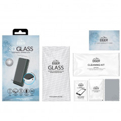 Protection écran verre trempé Eiger 3D GLASS CF Samsung Galaxy S20/S20 5G Plus - Noir