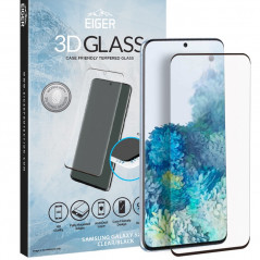 Protection écran verre trempé Eiger 3D GLASS CF Samsung Galaxy S20 Plus