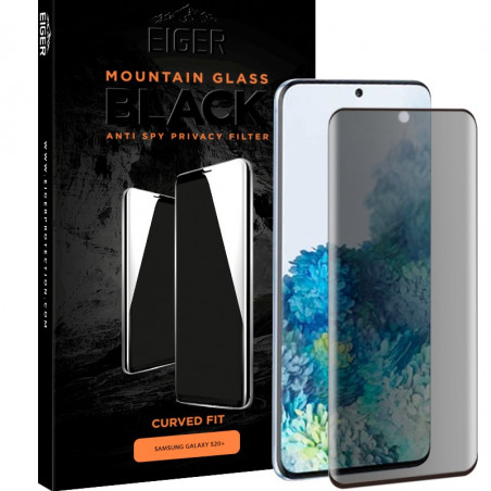 Protection écran verre trempé Eiger 3D GLASS PRIVACY Samsung Galaxy S20 Plus