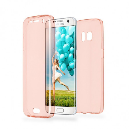 Coque Gel 360° Protection Samsung Galaxy S7 Edge - Rose