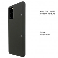 Coque silicone gel doux Uunique Samsung Galaxy S20/S20 5G Plus Noir