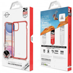 Coque rigide ITSKINS HYBRID CLEAR Apple iPhone 11 PRO MAX Rouge