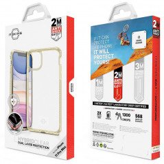 Coque rigide ITSKINS HYBRID CLEAR Apple iPhone 11 PRO MAX Jaune (Light Yellow)