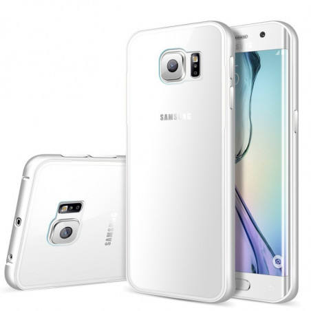 Coque aluminium Samsung Galaxy S7 Edge Argent