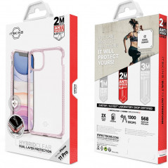 Coque rigide ITSKINS HYBRID CLEAR Apple iPhone 11 PRO Rose (light Pink)