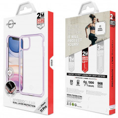 Coque rigide ITSKINS HYBRID CLEAR Apple iPhone 11 PRO Violet (light Purple)