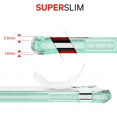 Coque rigide ITSKINS HYBRID CLEAR Apple iPhone 11 Vert (tiffany green)