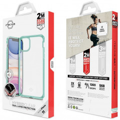 Coque rigide ITSKINS HYBRID CLEAR Apple iPhone 11 Vert (tiffany green)