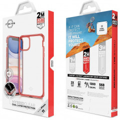 Coque rigide ITSKINS HYBRID CLEAR Apple iPhone 11 Rouge