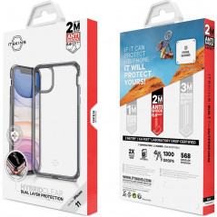 Coque rigide ITSKINS HYBRID CLEAR Apple iPhone 11 Noir