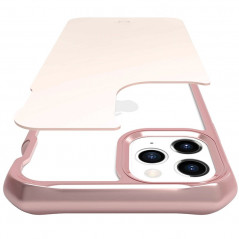 Coque rigide ITSKINS HYBRID GLASS Apple iPhone 11 PRO MAX Or Rose