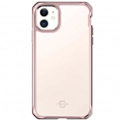 Coque rigide ITSKINS HYBRID GLASS Apple iPhone 11 Or Rose