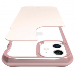 Coque rigide ITSKINS HYBRID GLASS Apple iPhone 11 Or Rose
