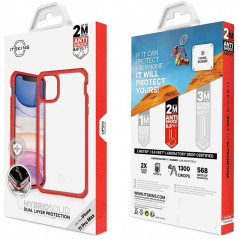 Coque rigide ITSKINS HYBRID SOLID Apple iPhone 11 PRO MAX Rouge