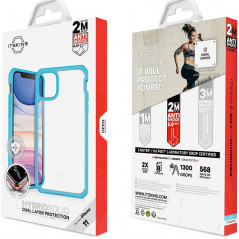 Coque rigide ITSKINS HYBRID SOLID Apple iPhone 11 Bleu