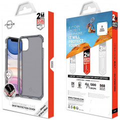 Coque souple ITSKINS Spectrum Clear Apple iPhone 11 PRO MAX Noir