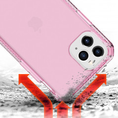 Coque souple ITSKINS Spectrum Clear Apple iPhone 11 PRO MAX Rose (light pink)