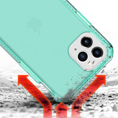 Coque souple ITSKINS Spectrum Clear Apple iPhone 11 PRO Vert (tiffany green)