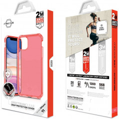 Coque souple ITSKINS Spectrum Clear Apple iPhone 11 Orange (Coral)