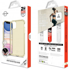 Coque souple ITSKINS Spectrum Clear Apple iPhone 11 Jaune (light yellow)