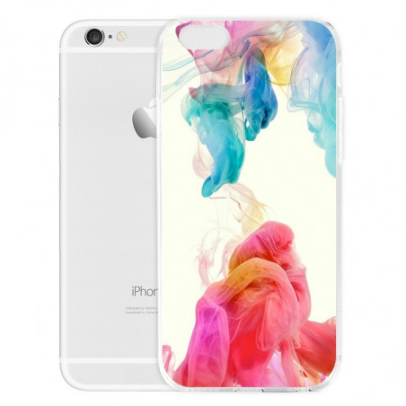 Coque silicone gel COLORFUL CLOTH Apple iPhone 6/6s Plus