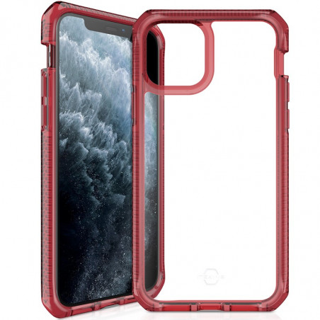 Coque rigide ITSKINS SUPREME CLEAR Apple iPhone 11 Rouge